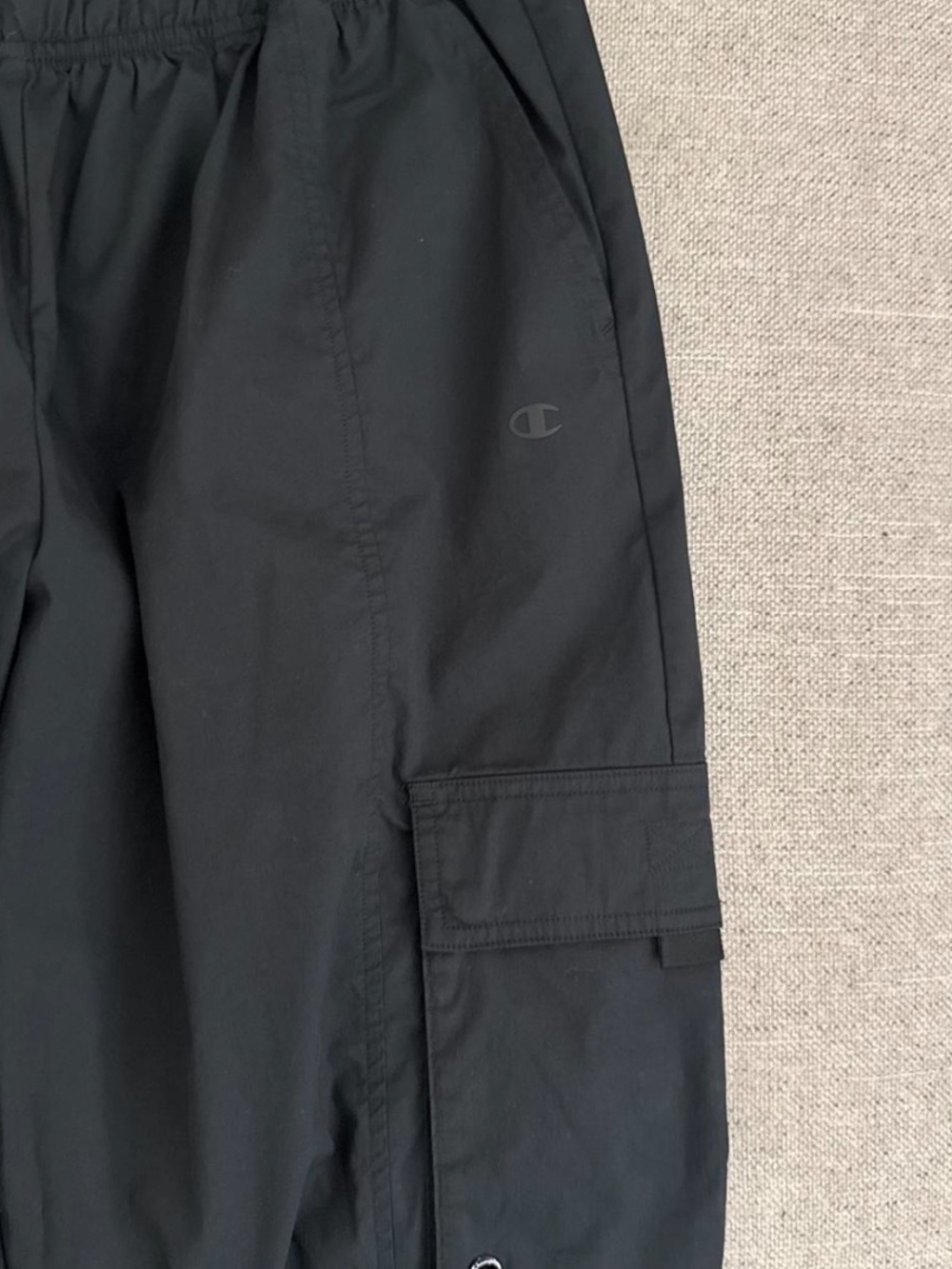 Champion Black Cargo Jogger Pants - Picture 3 of 4
